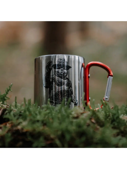 Smokey Wave Carabiner Camp Mug