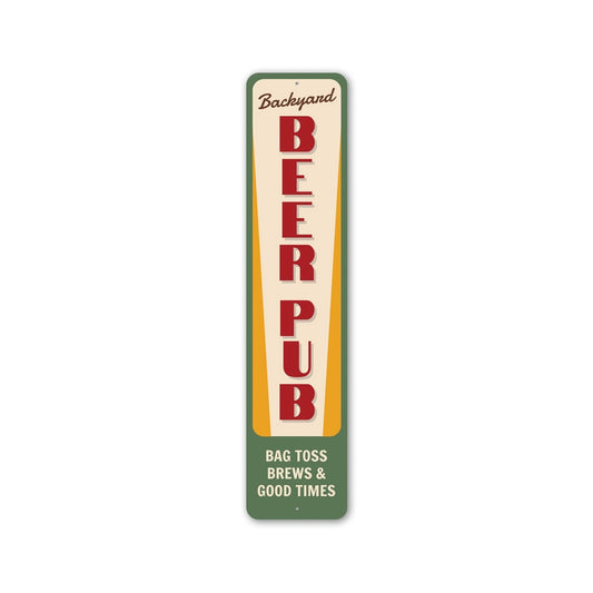 Backyard Beer Pub Sign