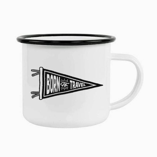 Born to Travel Camp Mug