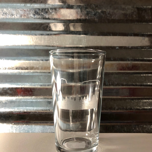Oregon Outline Pint Glass