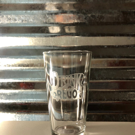 Drink Oregon Pint Glass