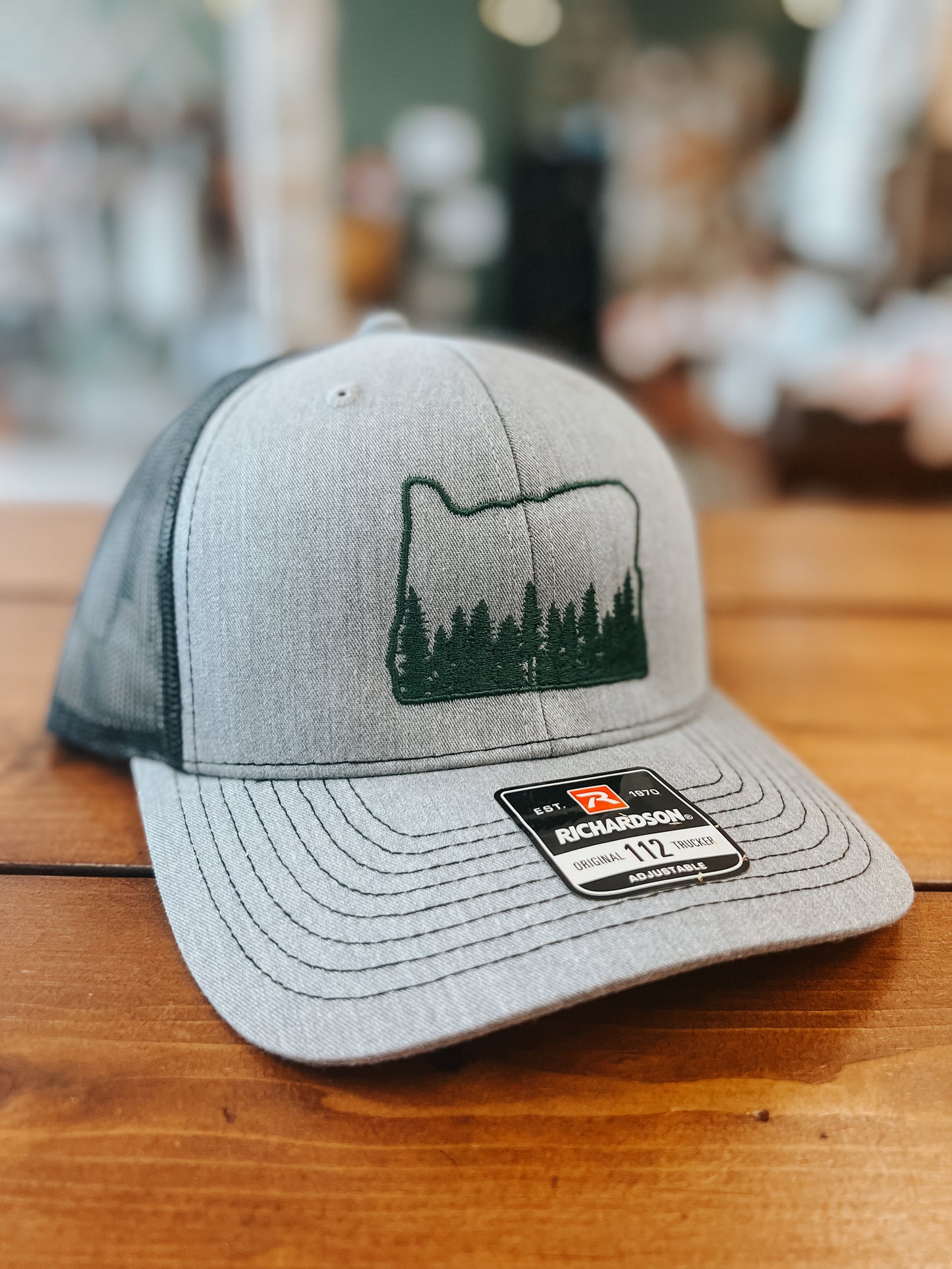 Oregon Outline w/ Trees Hat