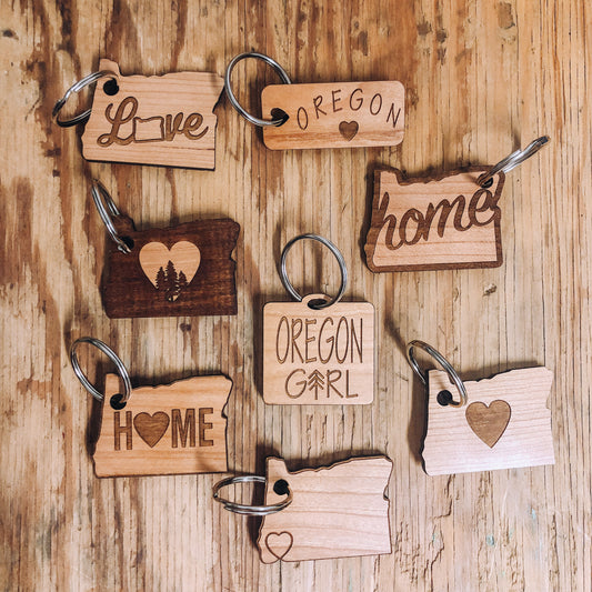 Wood Keychains