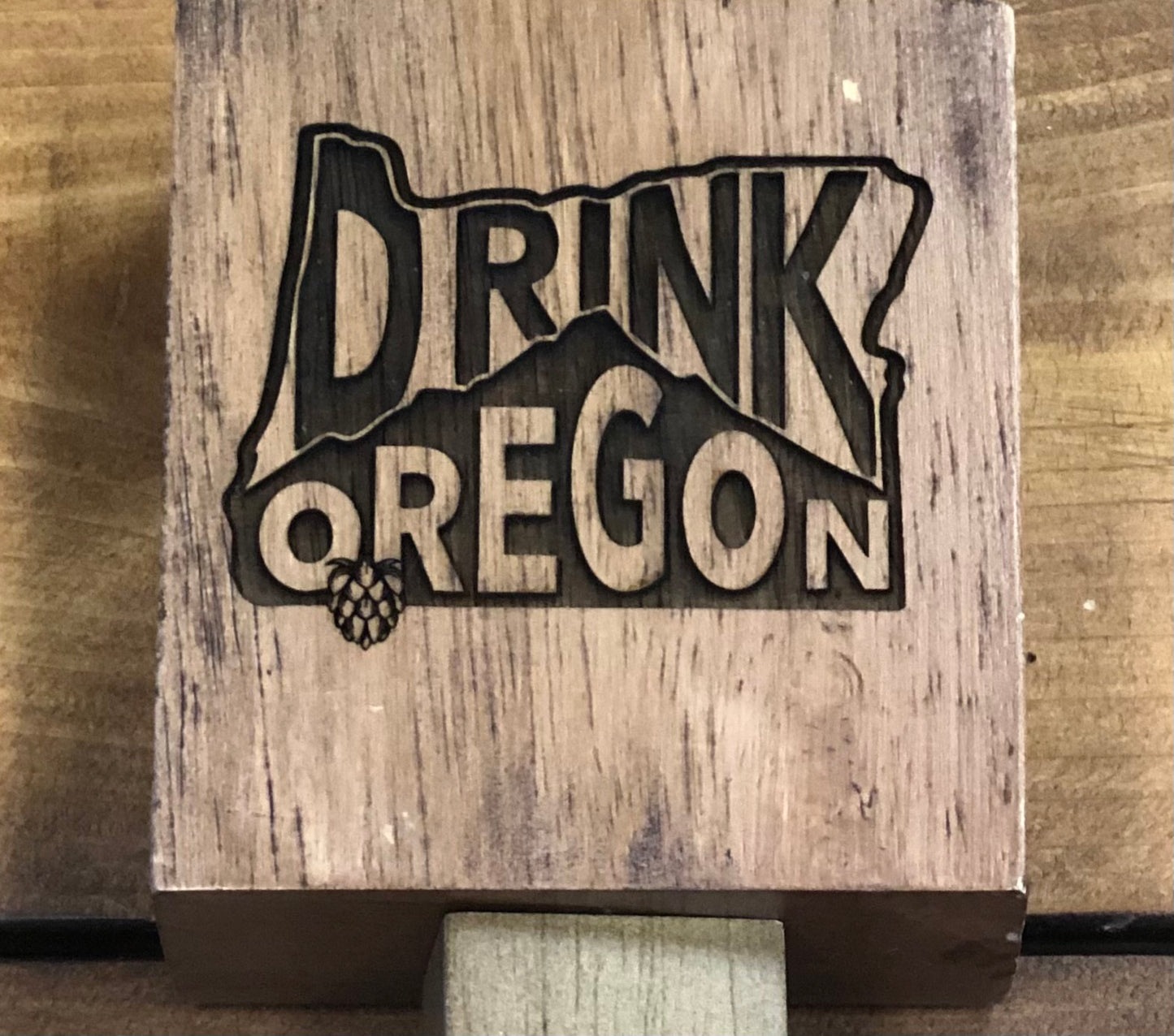 Engraved Wood Tap Handles