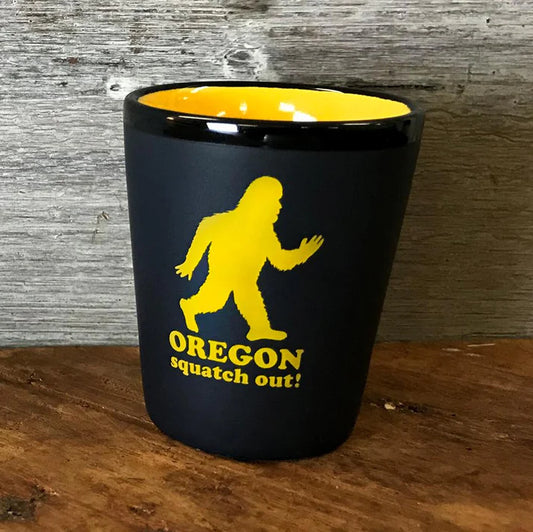 Squatch Out Shot Glass